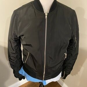 Women’s Black Bomber Jacket